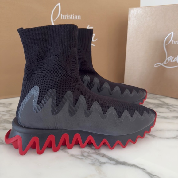 Christian Louboutin 3221229 Men's Sharky Sock Uomo maille, all sizes - Picture 6 of 11